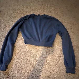 Blue target sweatshirt